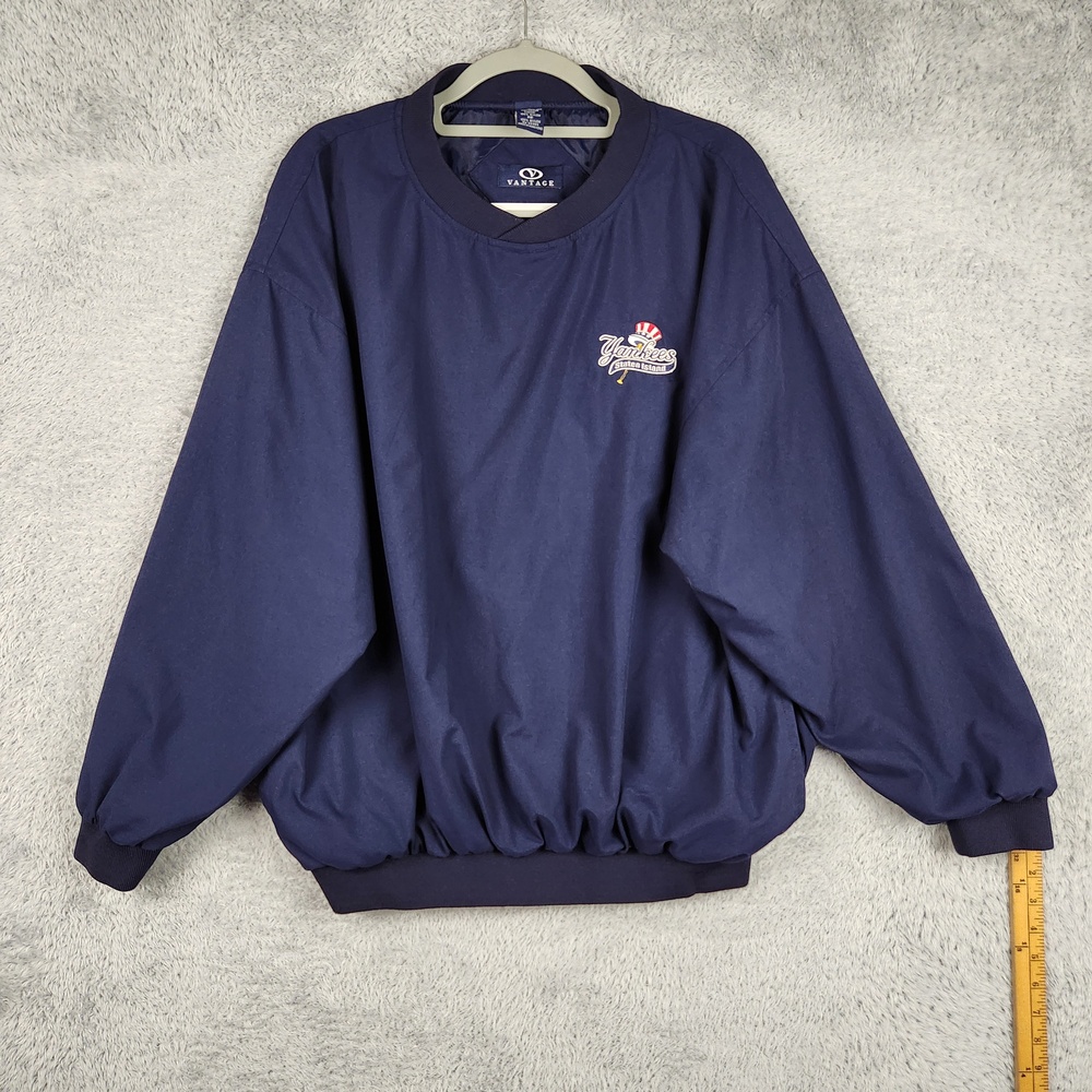 Vintage Staten Island Yankees Jacket Mens Large Blue MiLB Baseball Vantage 90s